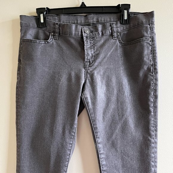 All Saints Spitalfields Jack's Place Skinny Ankle Zipped Jeans Gray Womens Sz 31 - Picture 2 of 8